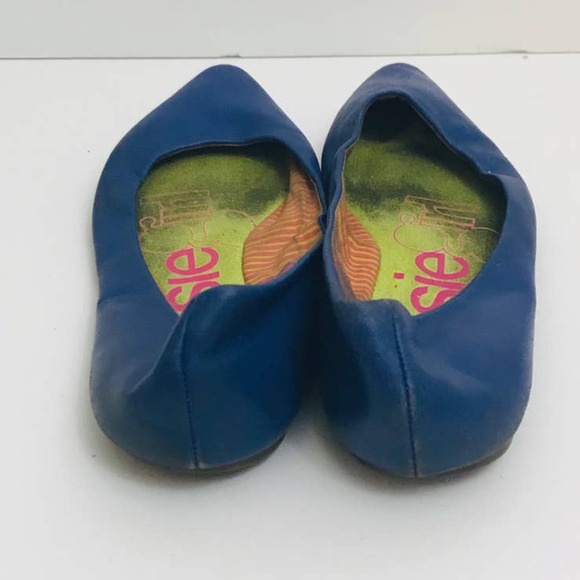 Kensie Girl Blue Almond Toe Flats Shoes • Size 7 🔴 - Picture 2 of 3